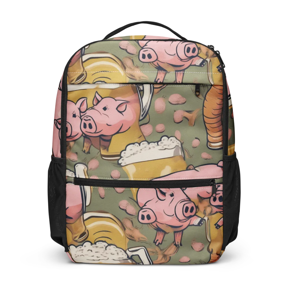 Bacon Brew on Utility Backpack — Front