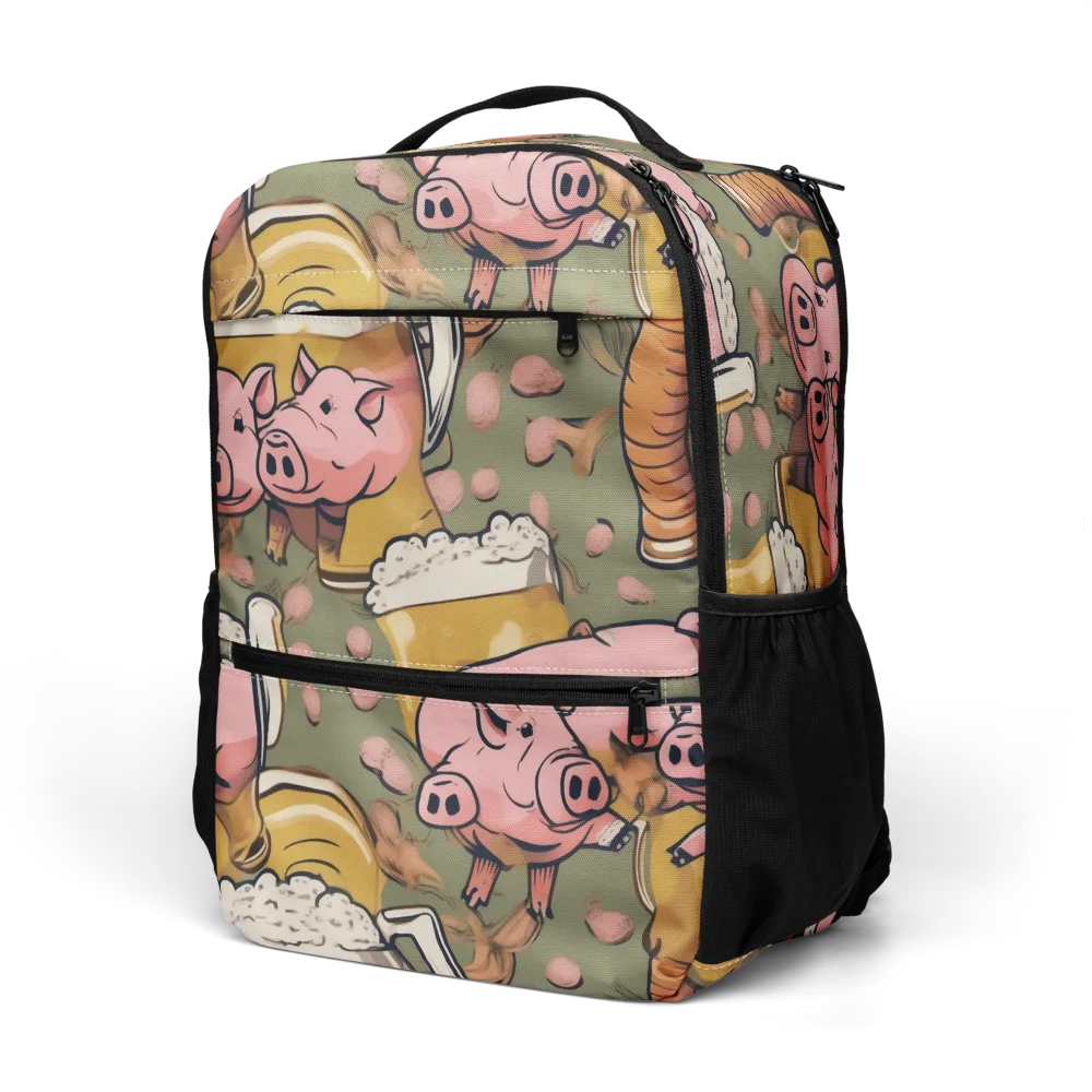 Bacon Brew on Utility Backpack — Left Front