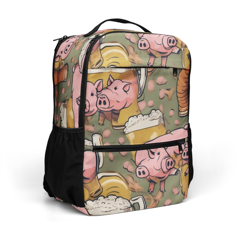 Bacon Brew on Utility Backpack — Right Front