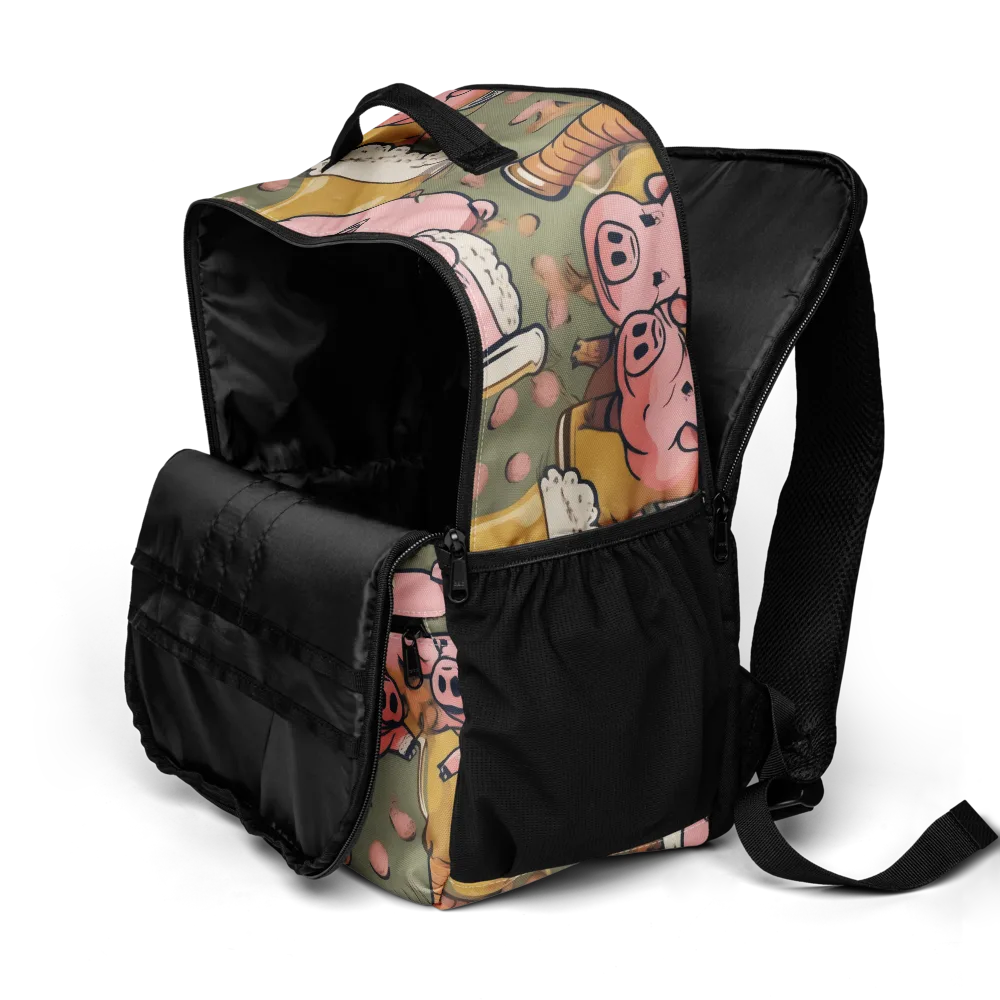 Bacon Brew on Utility Backpack — Product details 2