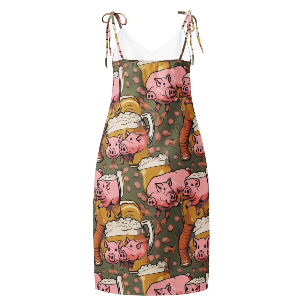 Bacon Brew on Slip Dress — Back