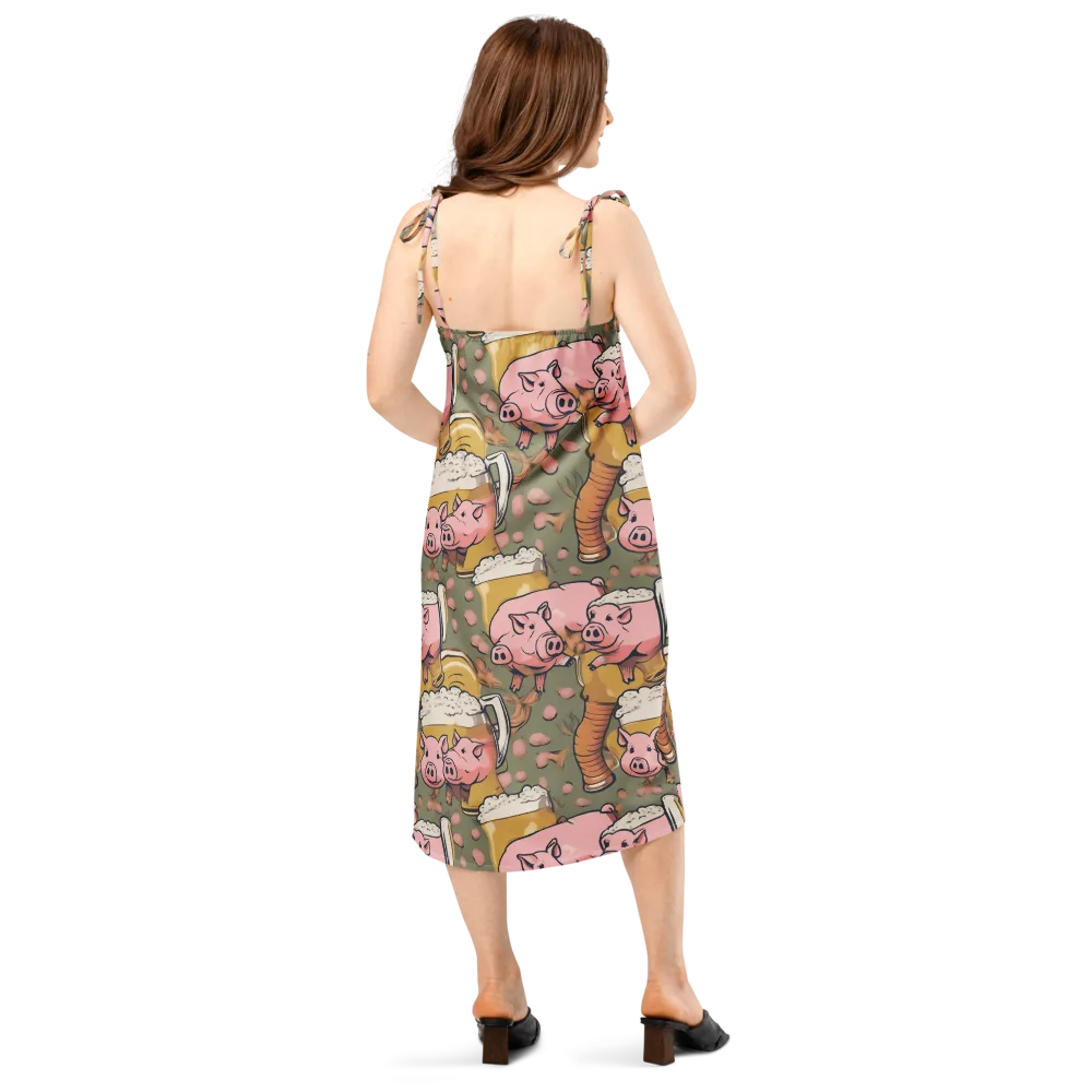 Bacon Brew on Slip Dress — Back