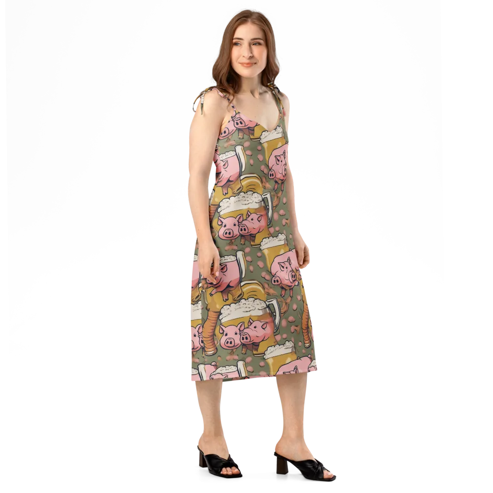 Bacon Brew on Slip Dress — Right Front