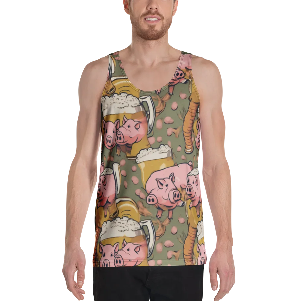 Bacon Brew on Men's Tank Top — Front