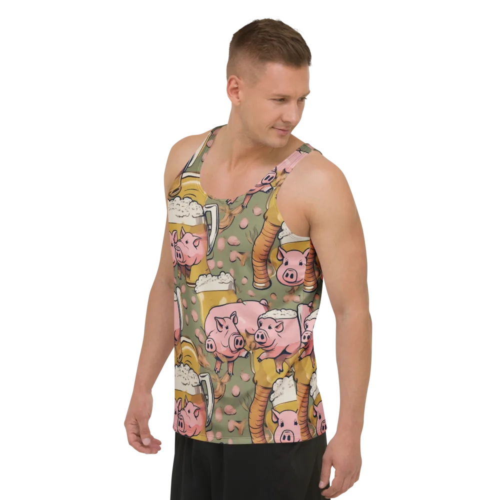 Bacon Brew on Men's Tank Top — Left Front
