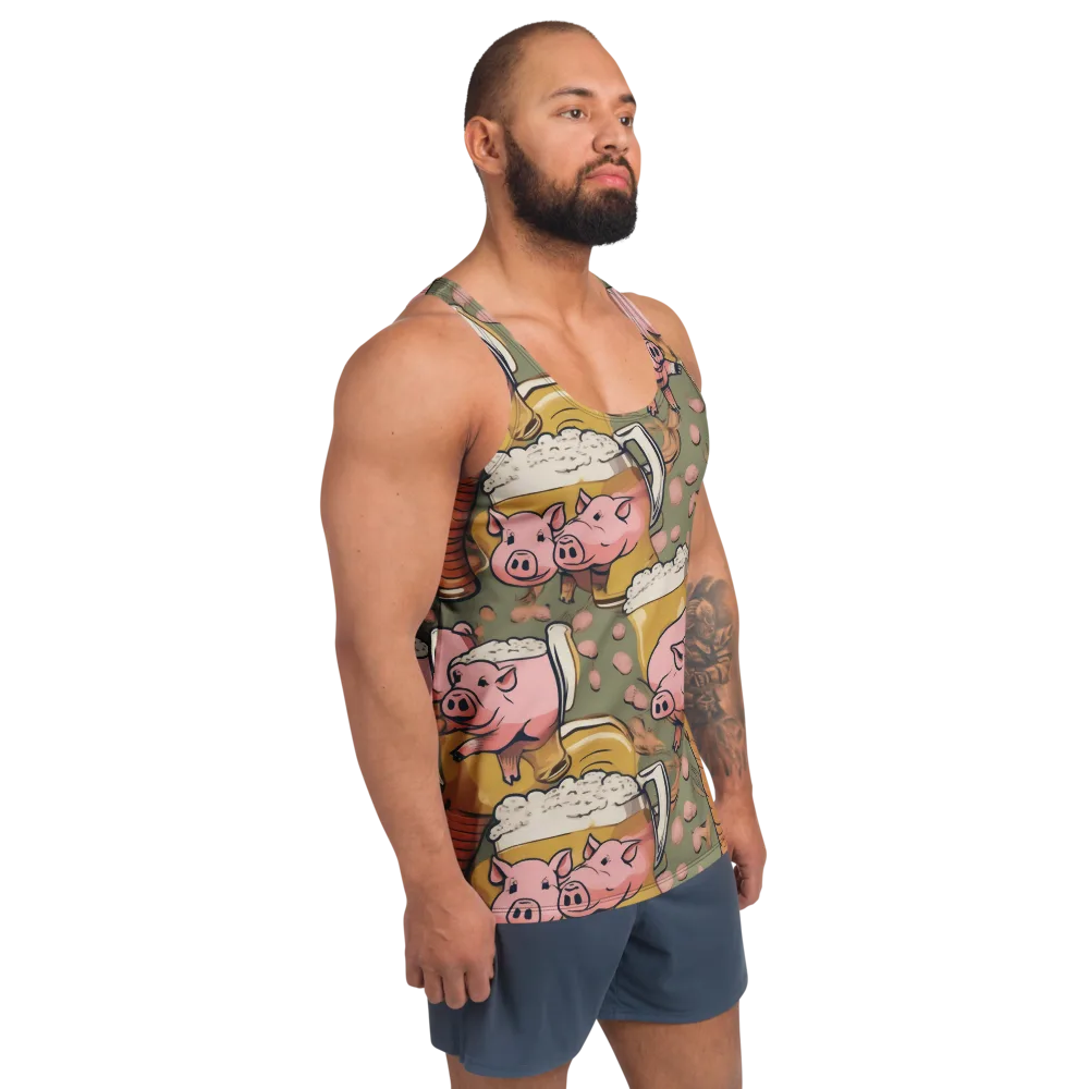 Bacon Brew on Men's Tank Top — Right Front