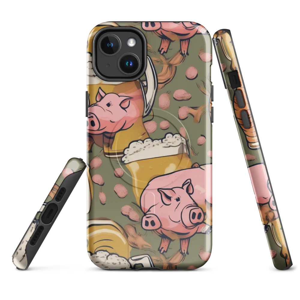 Bacon Brew on MagSafe Tough Case for iPhone® — Front