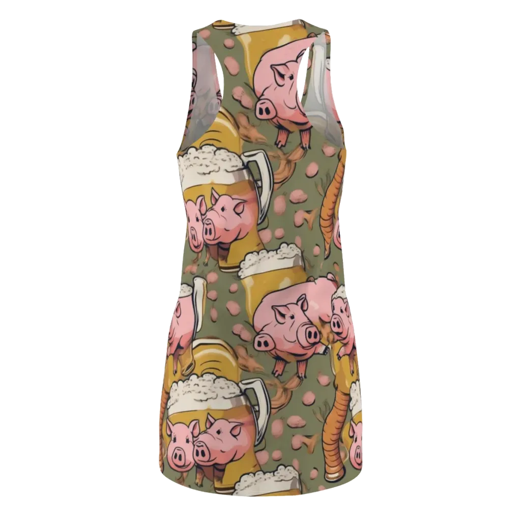 Bacon Brew on Racerback Dress — Back
