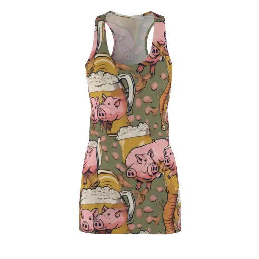 Bacon Brew on a Racerback Dress