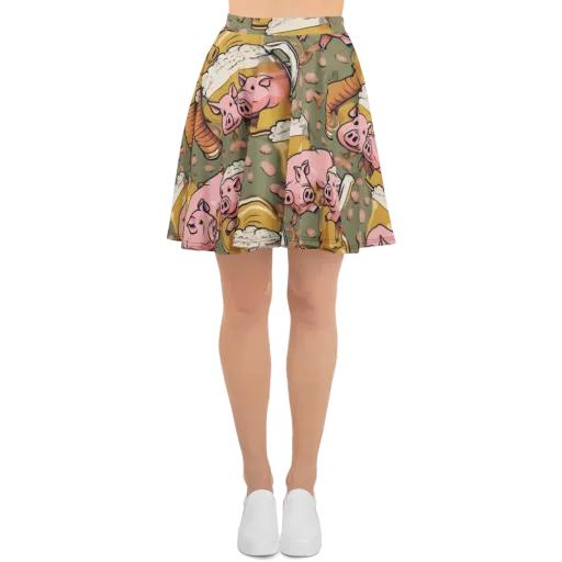 Bacon Brew on a Skater Skirt