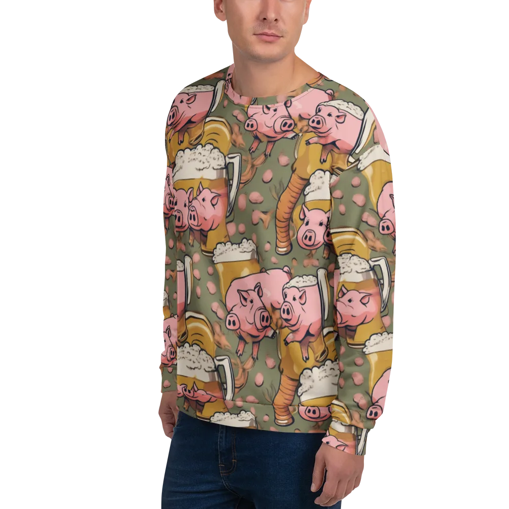 Bacon Brew on Sweatshirt — Left Front