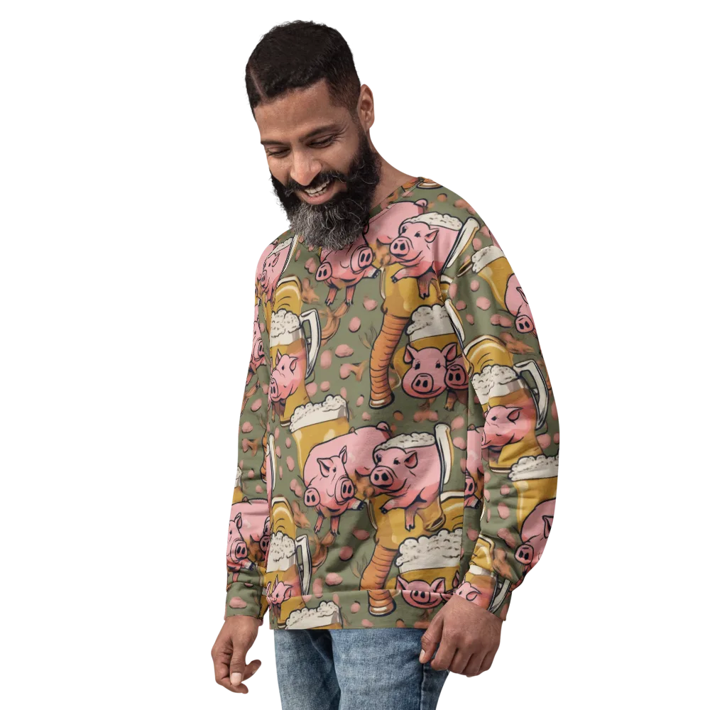 Bacon Brew on Sweatshirt — Left Front