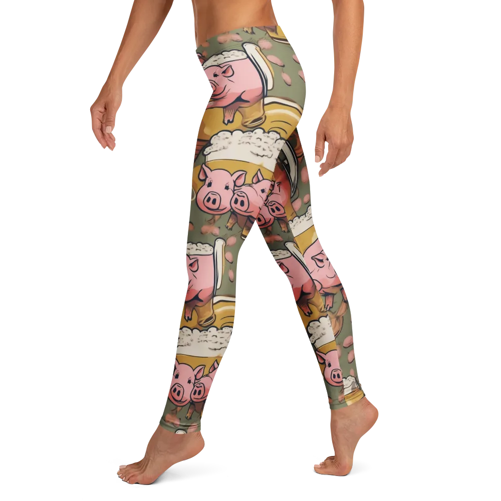 Bacon Brew on Leggings — Left
