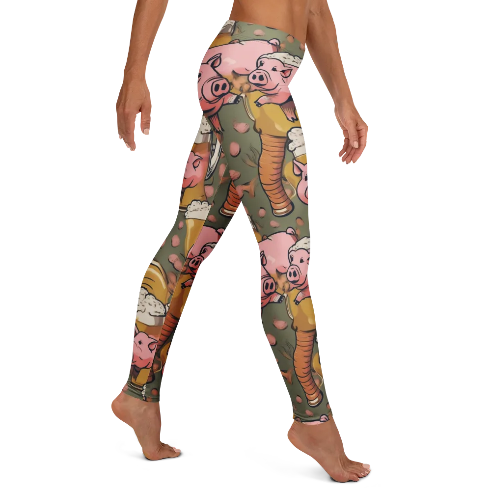 Bacon Brew on Leggings — Right