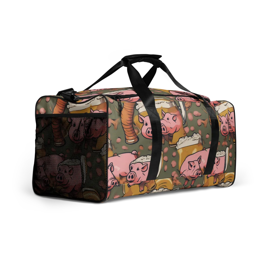 Bacon Brew on Duffle Bag — Right Front