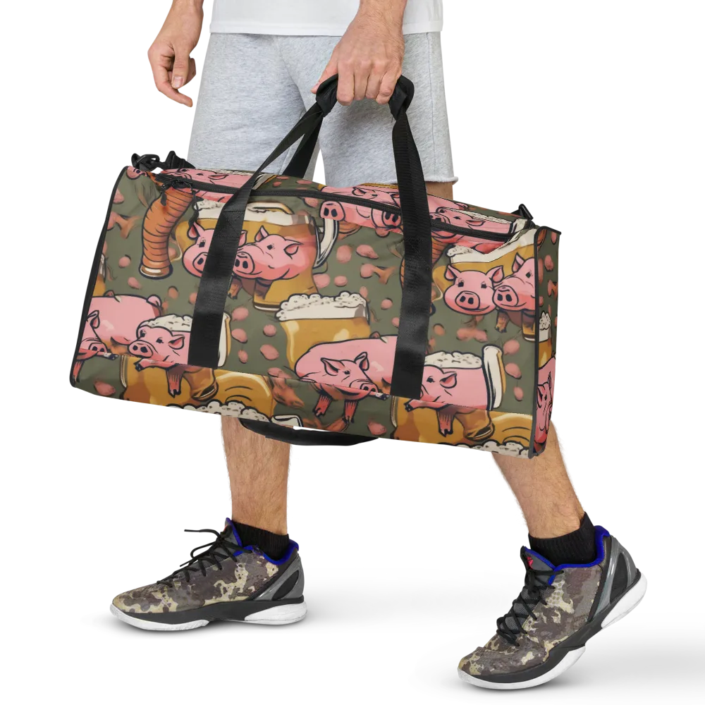 Bacon Brew on Duffle Bag — Front