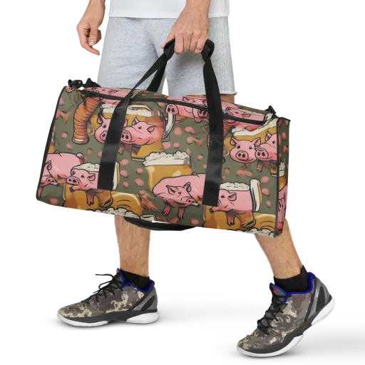 Bacon Brew on a Duffle Bag