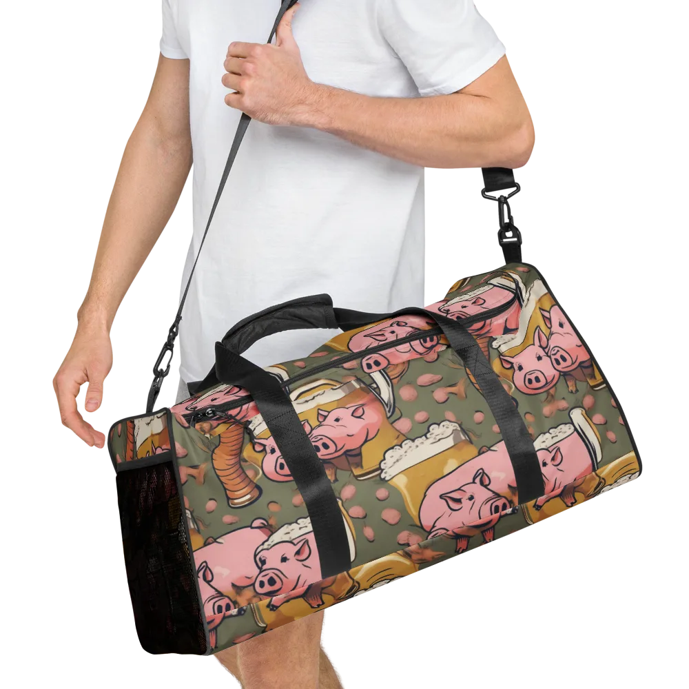 Bacon Brew on Duffle Bag — Right Front