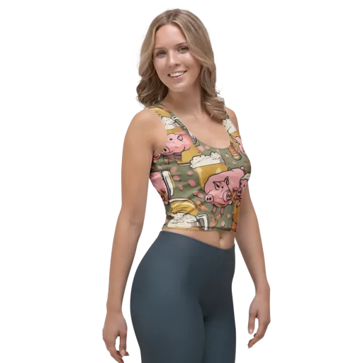 Bacon Brew on a Crop Top