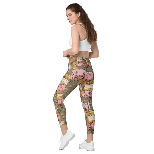 Bacon Brew on a Leggings with Pockets