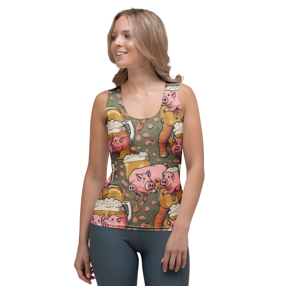 Bacon Brew on Women's Tank Top — Front