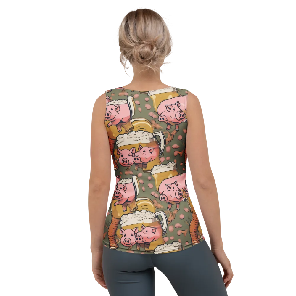 Bacon Brew on Women's Tank Top — Back