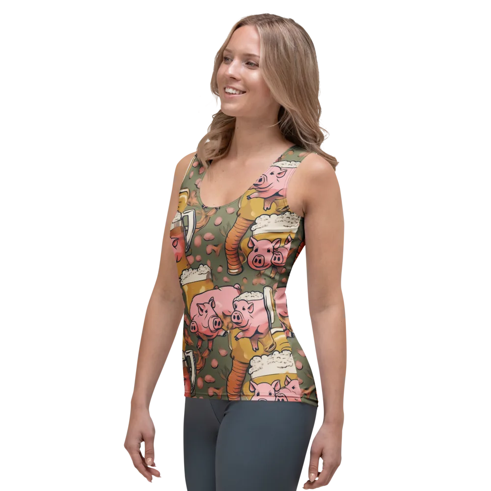 Bacon Brew on Women's Tank Top — Left Front