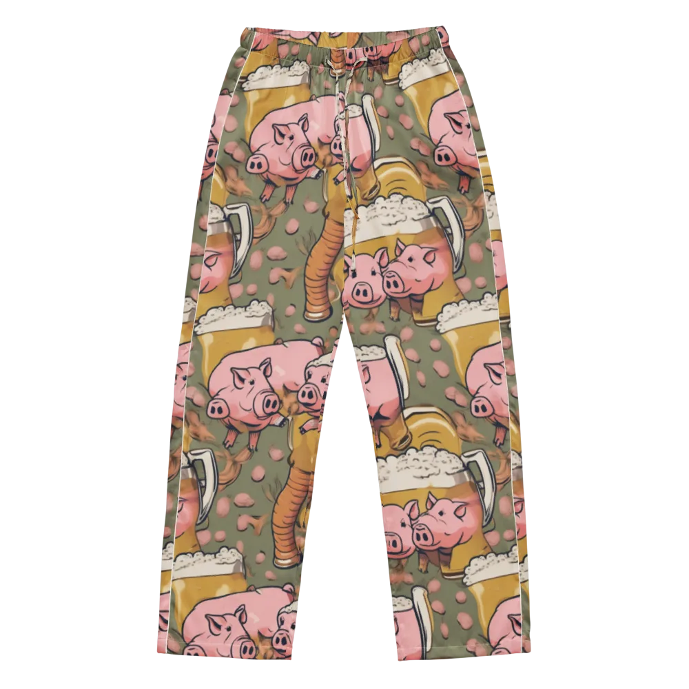Bacon Brew on Women's Pajama Pants — Front