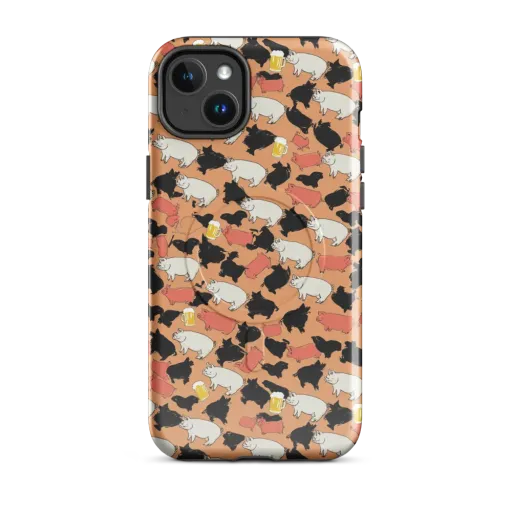 Porcine Party on a MagSafe Tough Case for iPhone®