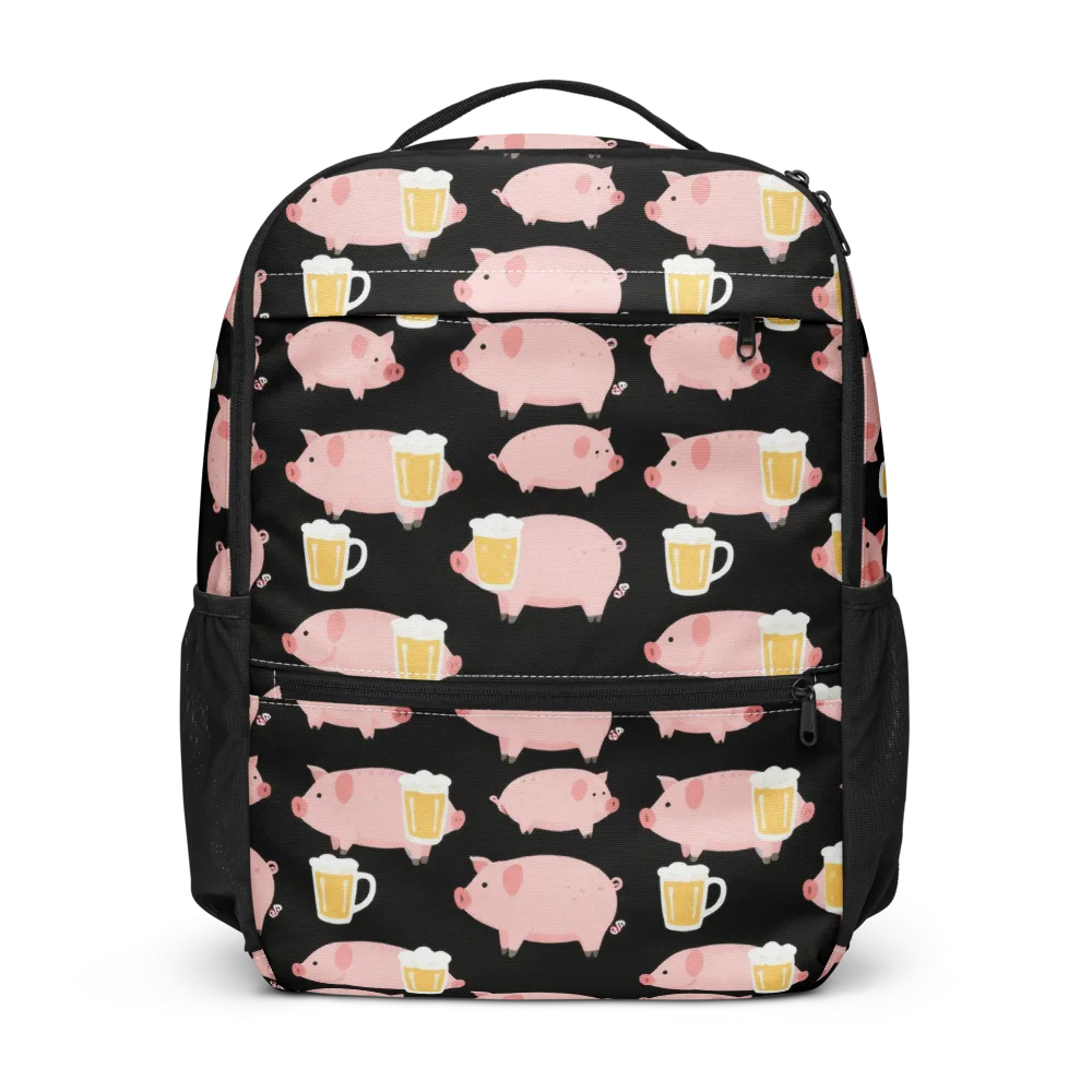Boozy Barnyard on Utility Backpack — Front