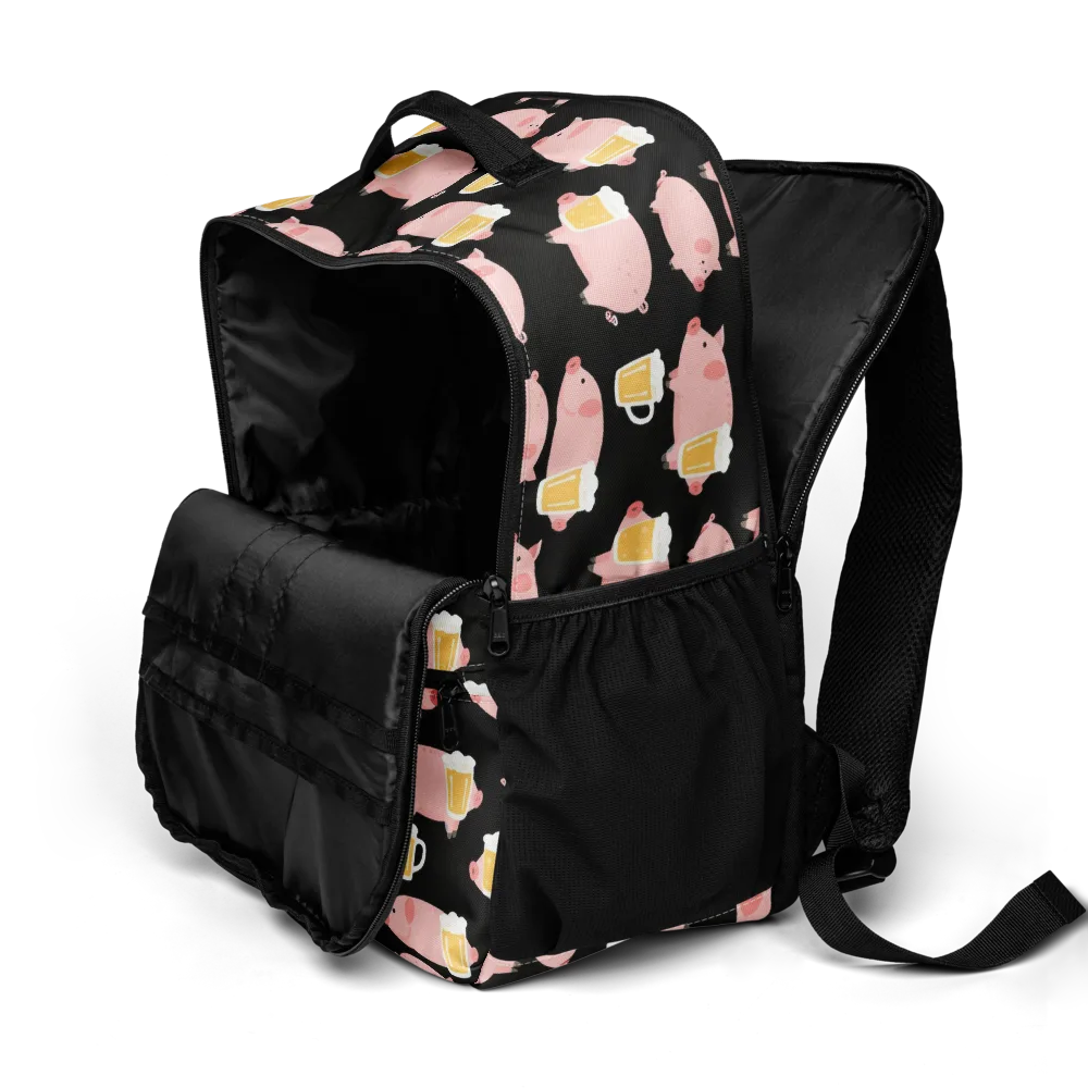 Boozy Barnyard on Utility Backpack — Product details 2