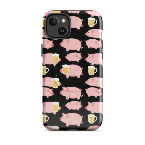 Boozy Barnyard on a MagSafe Tough Case for iPhone®