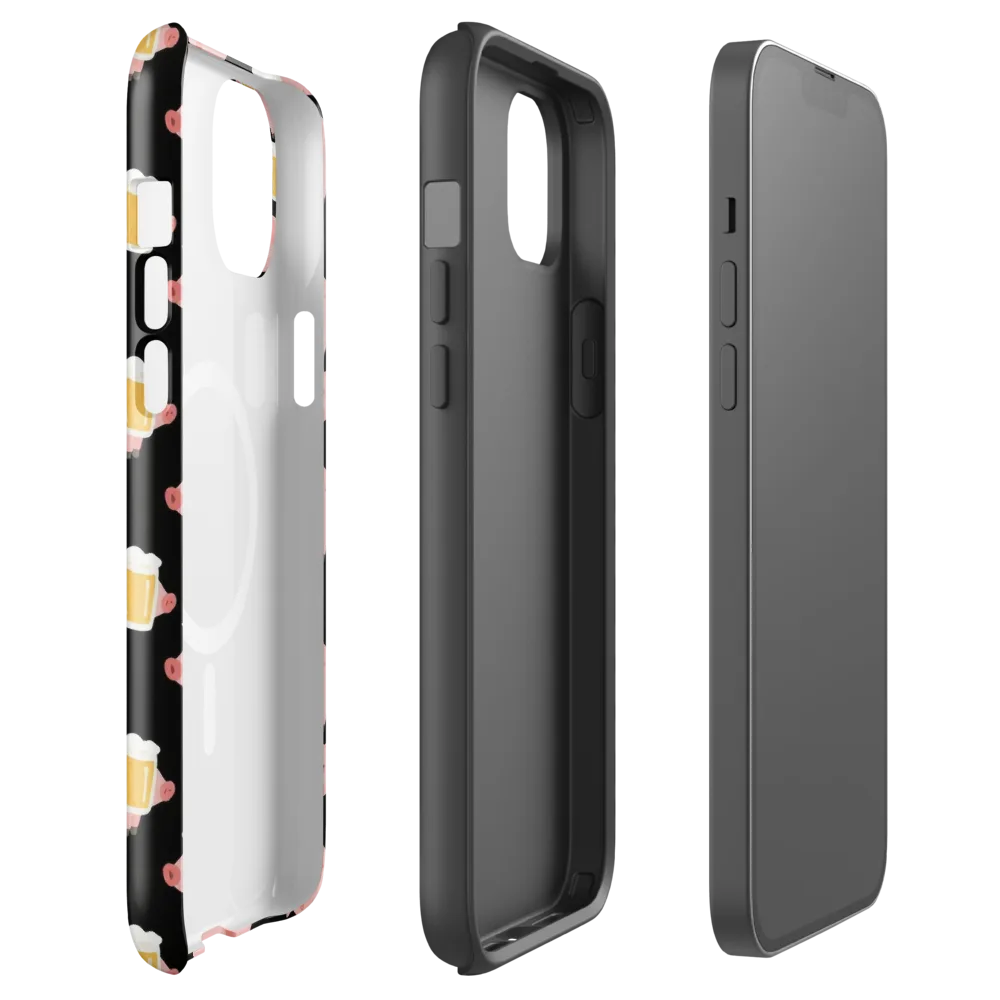 Boozy Barnyard on MagSafe Tough Case for iPhone® — Front