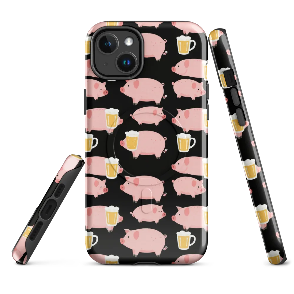 Boozy Barnyard on MagSafe Tough Case for iPhone® — Front