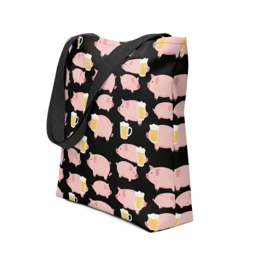 Boozy Barnyard on a Tote Bag