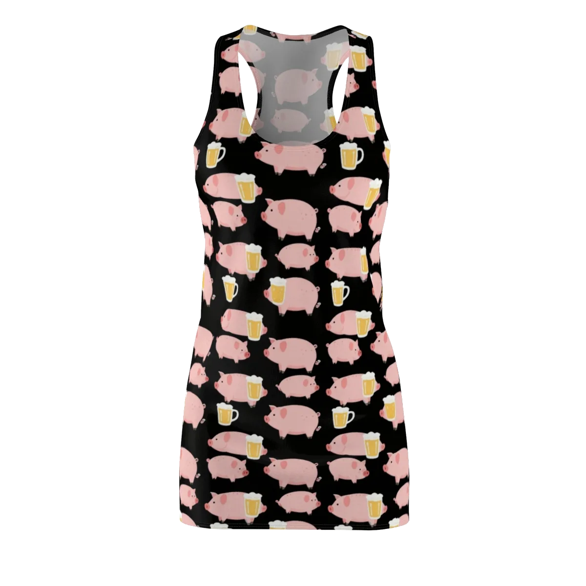 Boozy Barnyard on Racerback Dress — Front