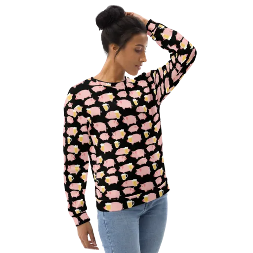 Boozy Barnyard on a Sweatshirt