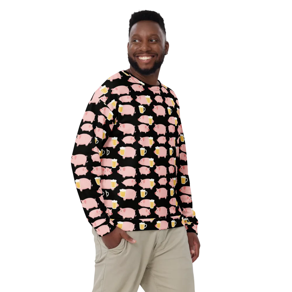 Boozy Barnyard on Sweatshirt — Front