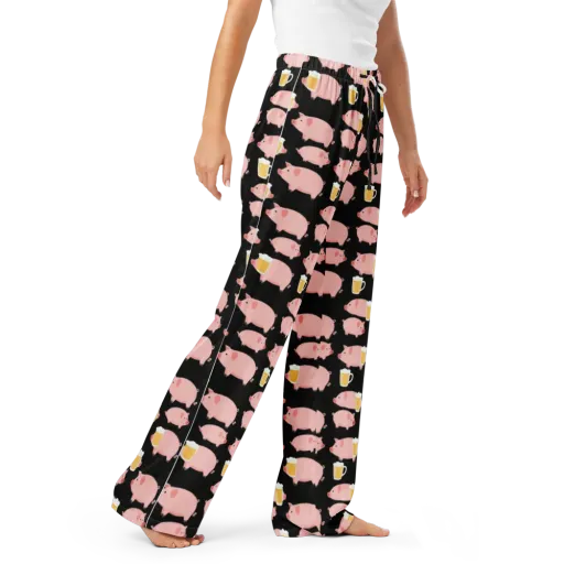 Boozy Barnyard on a Women's Pajama Pants