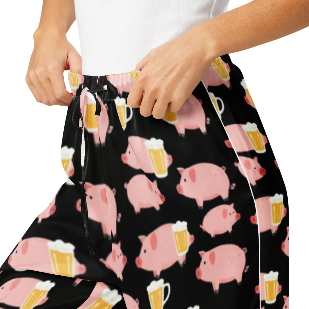 Boozy Barnyard on Women's Pajama Pants — Product details