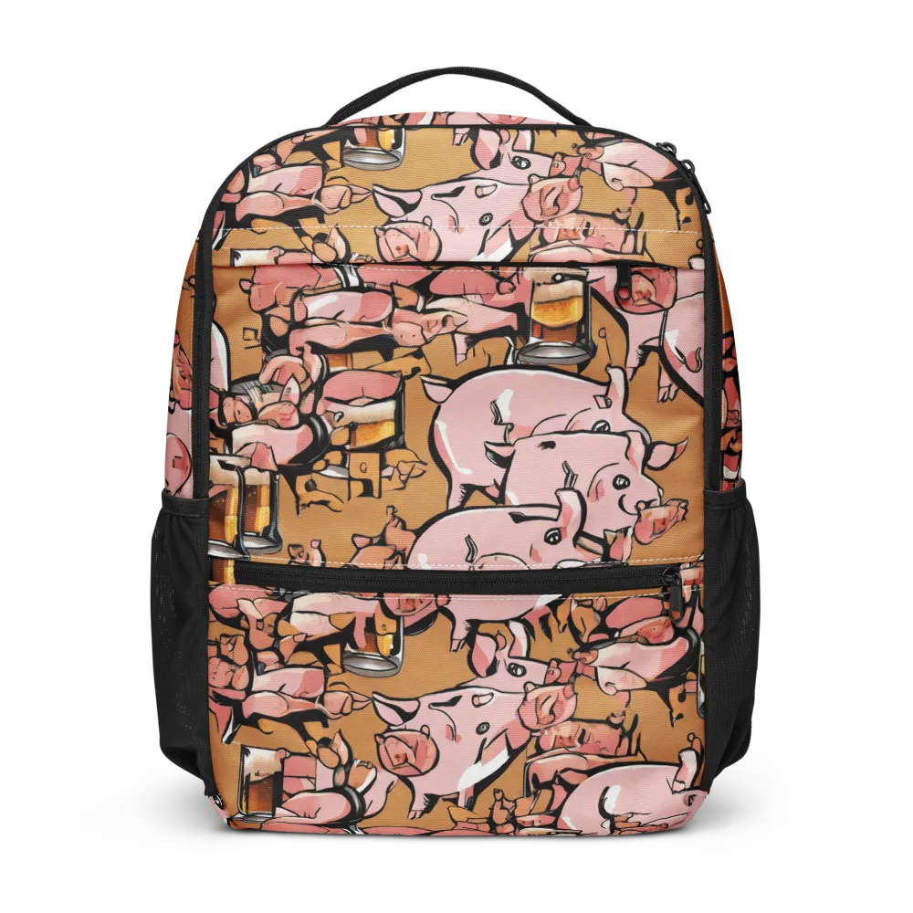 Pigskin Pilsner on Utility Backpack — Front