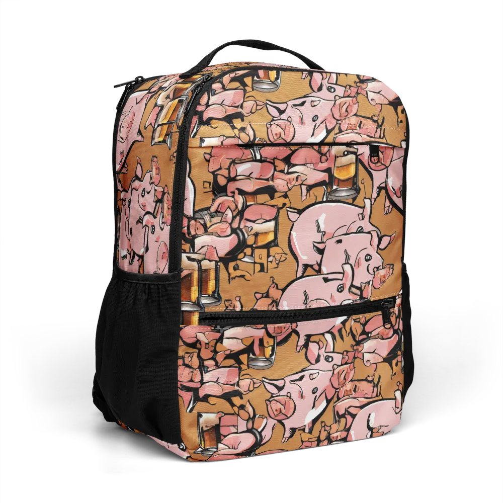 Pigskin Pilsner on Utility Backpack — Right Front