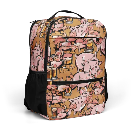 Pigskin Pilsner on a Utility Backpack