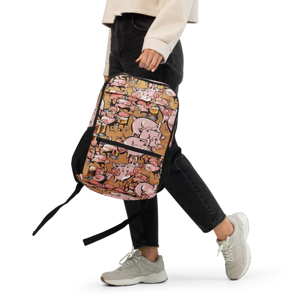 Pigskin Pilsner on Utility Backpack — Front