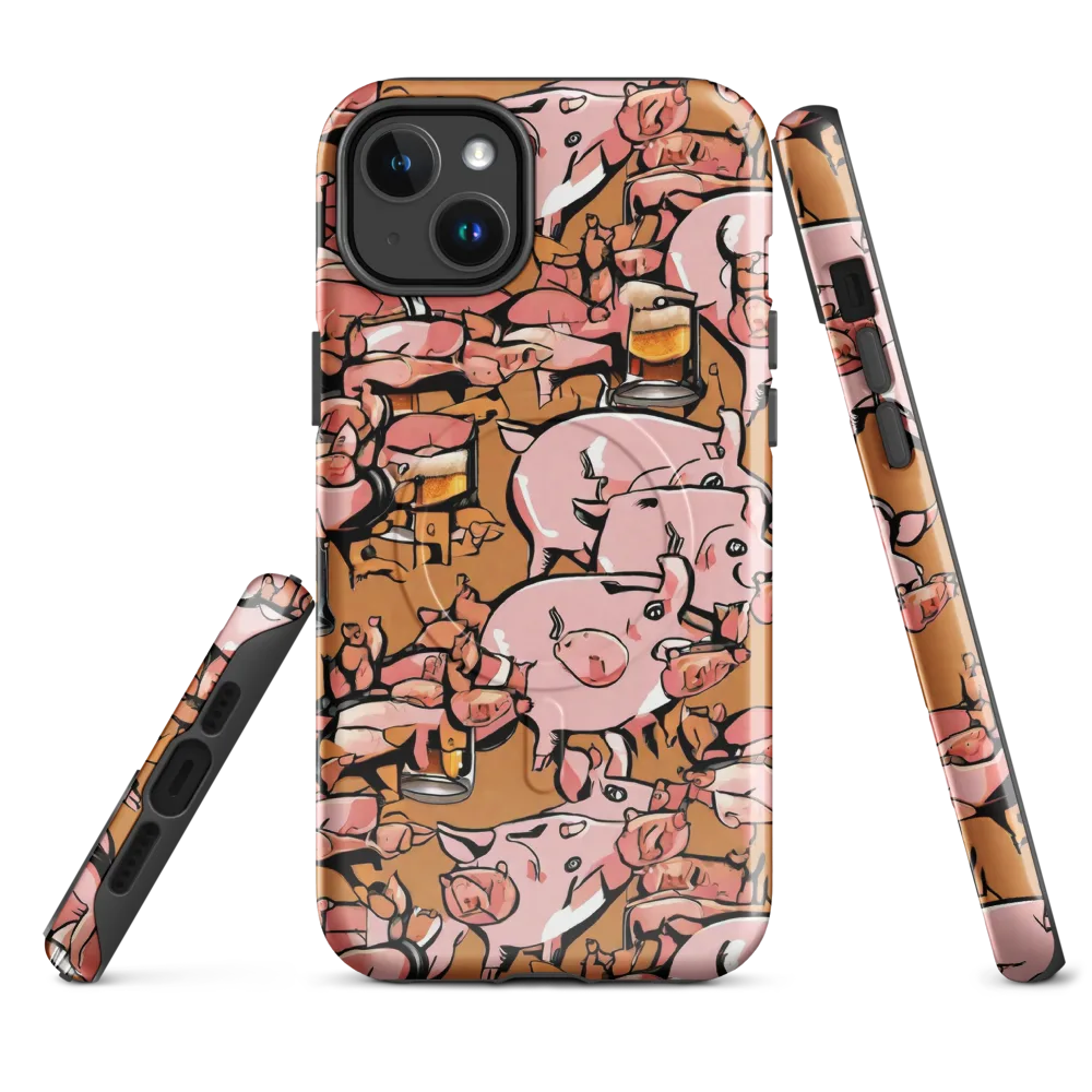 Pigskin Pilsner on MagSafe Tough Case for iPhone® — Front