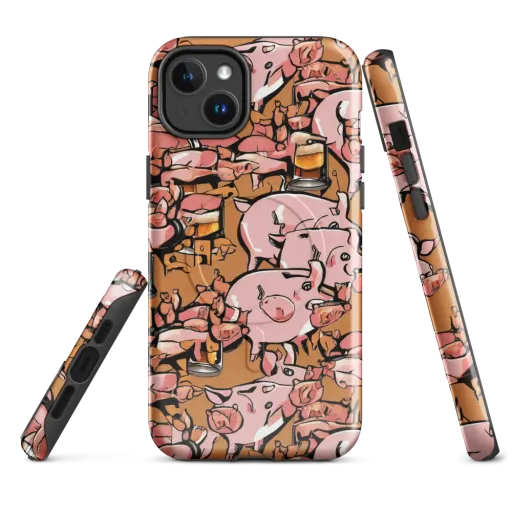 Pigskin Pilsner on a MagSafe Tough Case for iPhone®