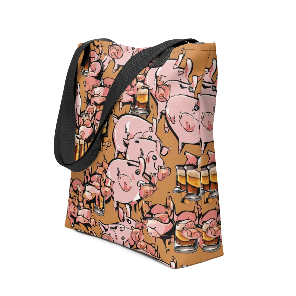 Pigskin Pilsner on Tote Bag — Front