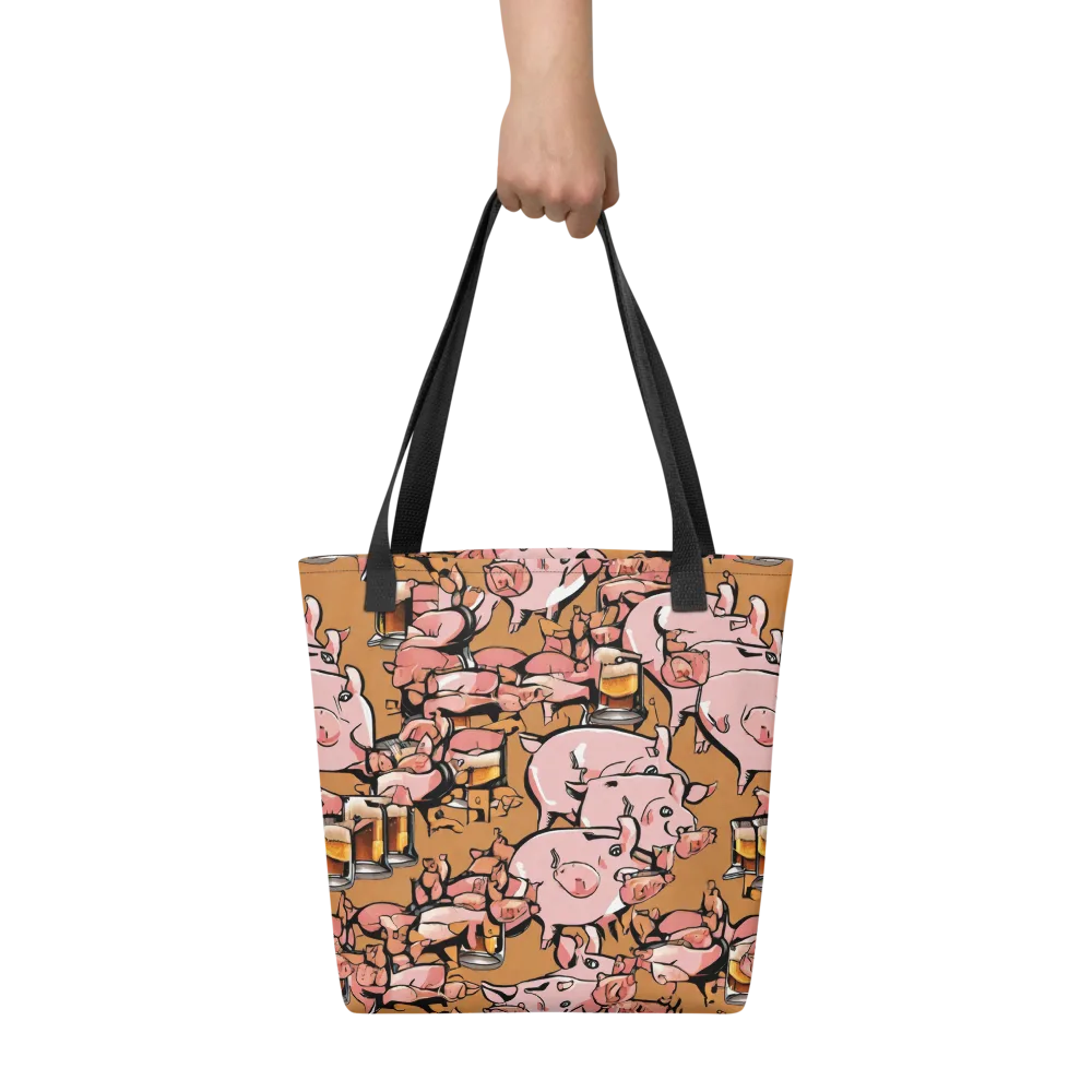 Pigskin Pilsner on Tote Bag — Front