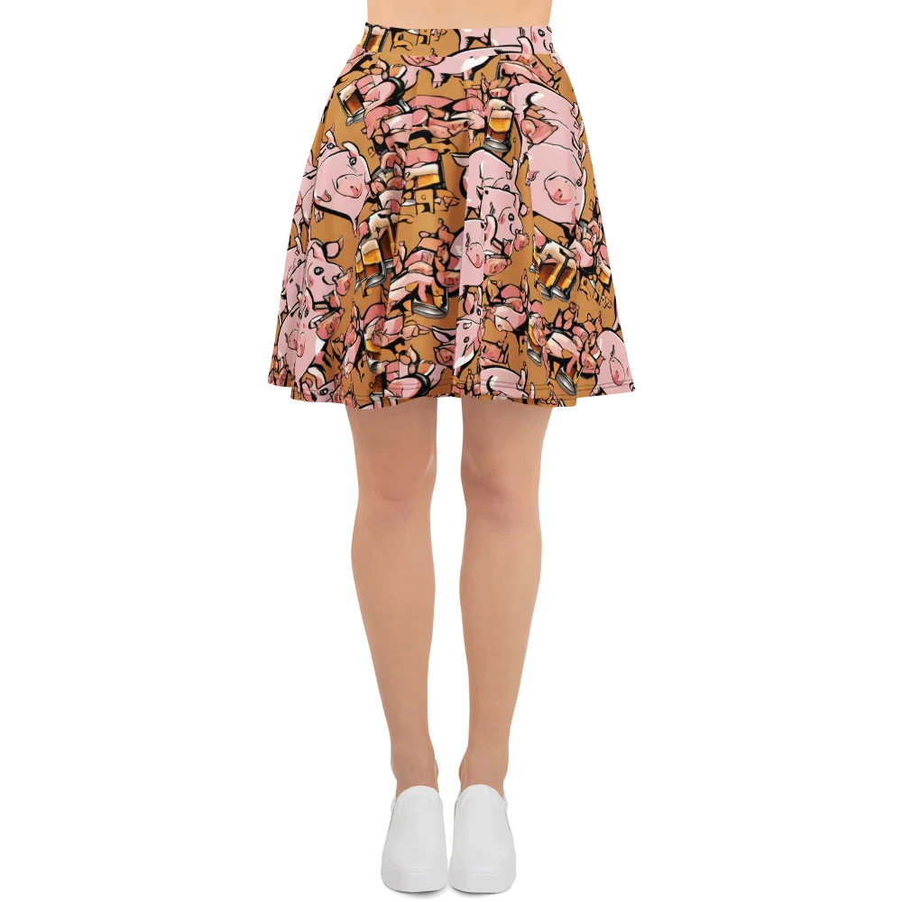 Pigskin Pilsner on Skater Skirt — Front
