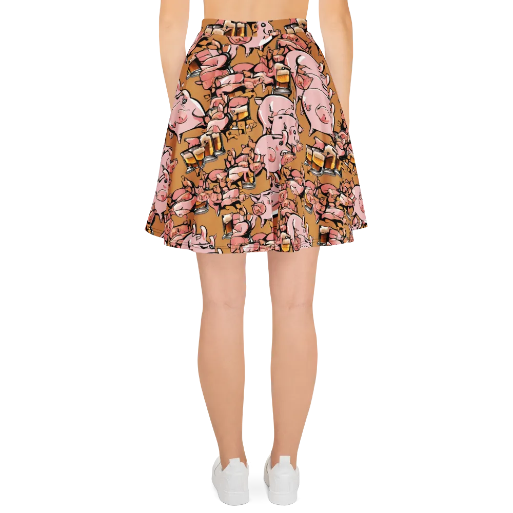 Pigskin Pilsner on Skater Skirt — Back